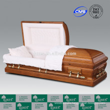 American style wooden casket